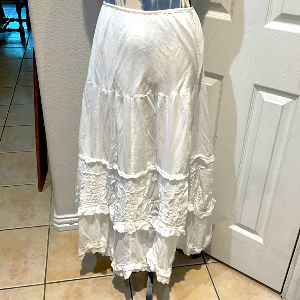 Embroidered Prairie Skirt
